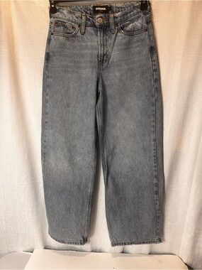 RSQ Girls Light Washed Blue Relaxed Extra baggy Denim Jeans